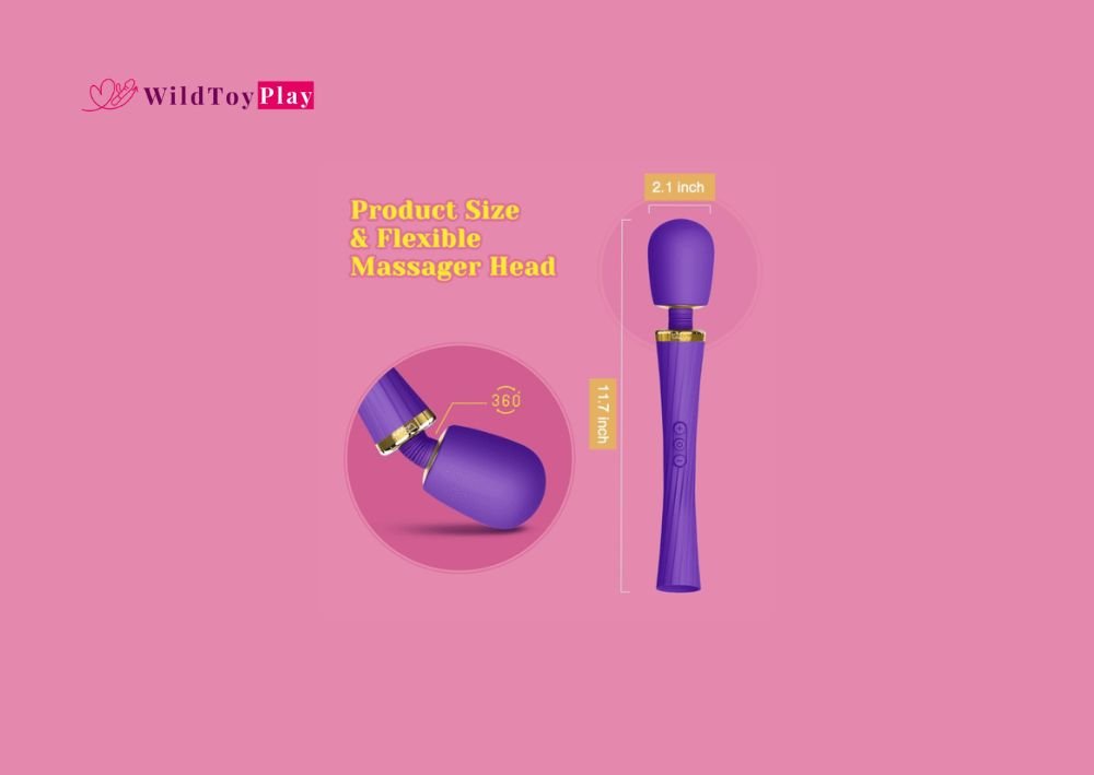 Wild Pulse Wand Vibrator USA | Buy Powerful Purple Wand Massager